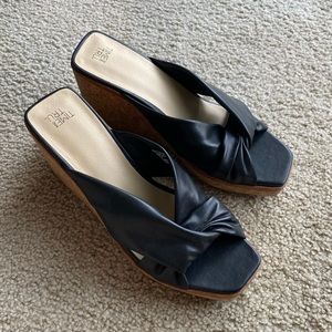 Time & Tru Cork Wedge Sandal